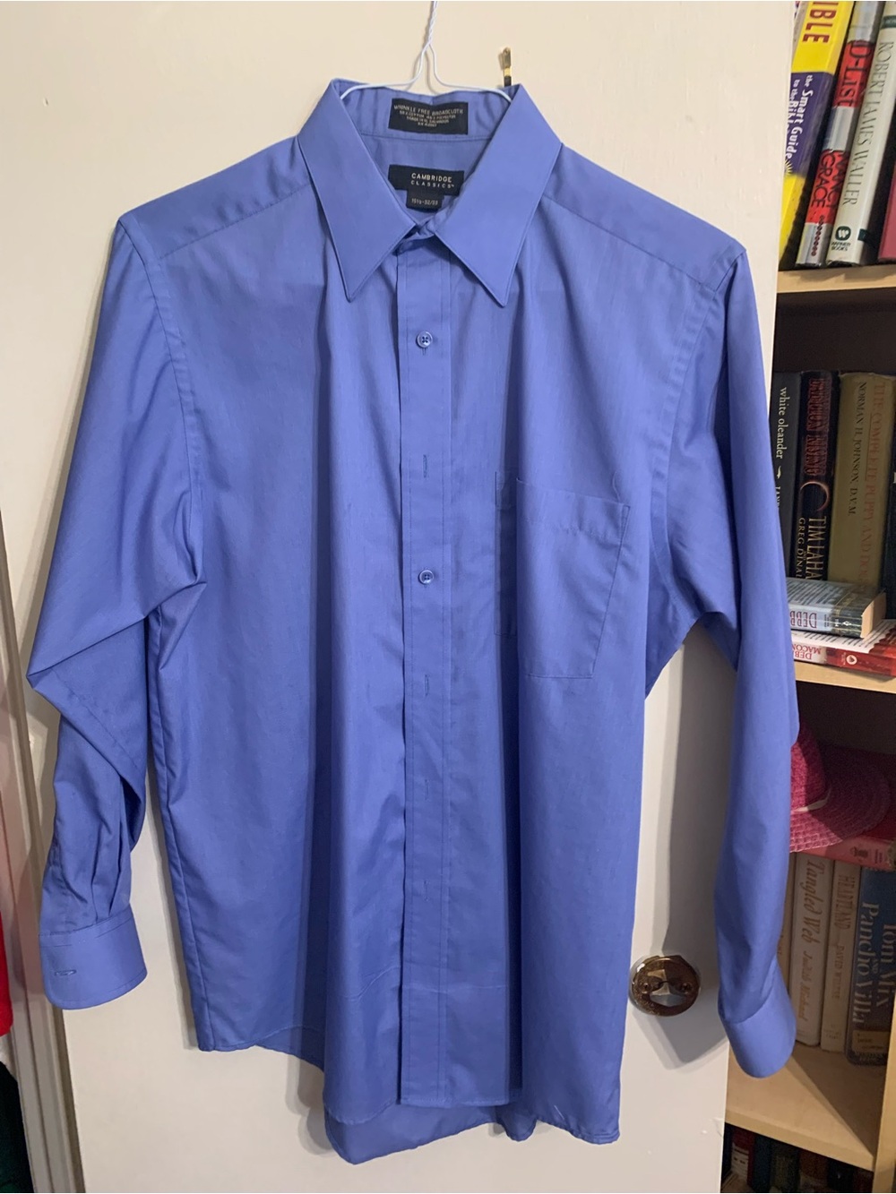 Cambridge Classics Men's Long-Sleeve Dress Shirt - Periwinkle Blue